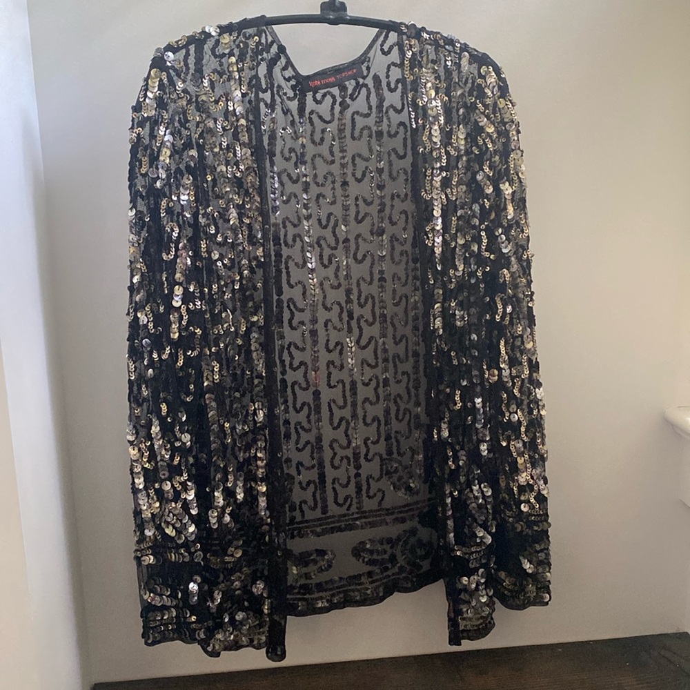 RARE Kate Moss TOPSHOP sequin jacket